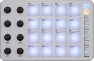 Keyboard Controller Small Practical USB Keyboard With 16 Drum Pad Touch Rod Small USB Keyboard Controller