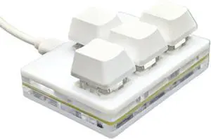 USB 4 Key Keypad Single-Hand Mechanical Gaming Keyboard Programming Keypad For Standard Keyboard Hot Swappable Keypad