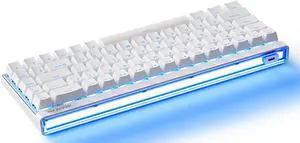 JOMKIZ Mchose Ace 68 Air Wired Magnetic Keyboard with Adjustable Actuation, RGB Rhythmic Light Box, 65% Rapid Trigger Keyboard, Hall Effect Gasket-Mounted, 8000 Hz Polling Rate, Hot-Swappable