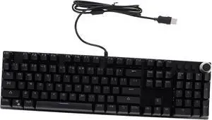 QUMIIRITY Gaming Keyboard Keys Lighting Wired Backlit Mechanical Keyboard for Enhanced Typing Ergonomic Design