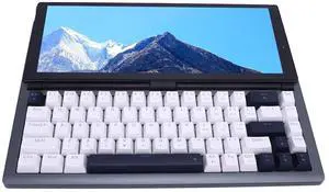 Portable Touchscreen Keyboard, Touchscreen Mechanical Keyboard 68 Keys for Laptops (US Plug)