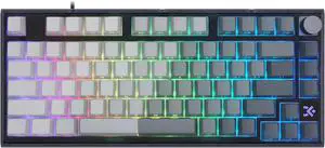 MOLGRIA x SKYLOONG 75% Gaming Keyboard, GK75 HE USB Wired Magnetic-Switch Mechanical Keyboard with Cherry Profile Double-Shot PBT Keycaps, South-Facing RGB Backlit and Knob(Grey Contrast Twilight)