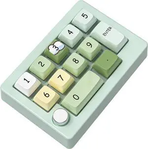 12 Key Macro Pad Keyboard Enables for Gaming with Lighting and Programmable Keys Keypad 2.4Ghz 3Modes