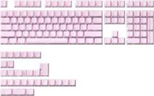 YUGSHNKFC Contoured Keycap Side Backlit Characters Ergonomic 136-Key Keycaps for Mechanical Keyboard Comfortable Typing