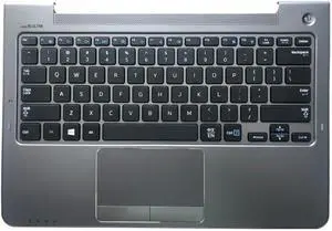 US Layout Keyboard with Palmrest Compatible with NP530U3C NP530U3B NP535U3C 530U3B 530U3C NP540U3 NP532U3C NP532U3A Model BA75-04042L