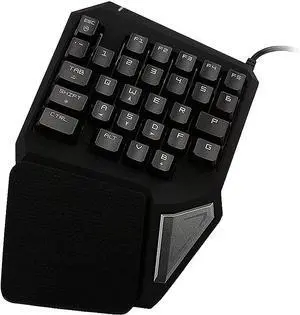 Mini Game Mechanical Keyboard, one-Handed 30-Key Game Layout Keyboard Wide Feel/5892