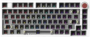 cogae Wired Mechanical Keyboard Kit RGB Backlit Gasket-Mounted Laptop Office Gamer Wired Keyboard B