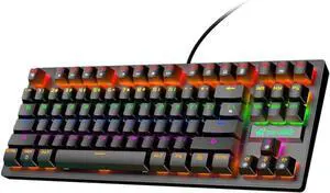 LIFKICH Mechanical Keyboard Key Gaming Keyboard RGB Backlit Computer Accessories