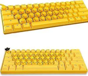 Generic Duck Keyboard, Quacking, LED Backlit, Wired, 61-Key, Themed (Duck), USB, PC, Laptop