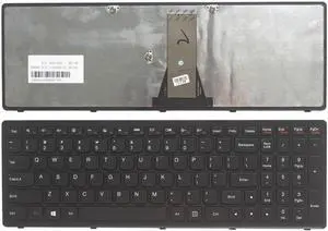 US Keyboard Compatible with S500 G500S G505S G510S S510p Z501 Z510 FZ510 Flex 15 Z505 Compatible English Layout(Black NO Backlit)