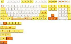129Keys Keycaps Height DYE-SUB Keycap for Switches Mechanical Keyboards Autumn Keycap