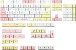 Upgraded Mechanical Keyboard Key Caps Colorful 146 Pieces Colored Key Caps Set