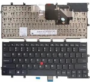 US Keyboard Compatible with X230S X240S X240I X240 X250 X260S X270 Compatible with 04X0177 04Y0900 Black Keyboard(NO Backlight)