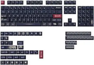 PLCPDM 142Key Ruins Keycaps Original Height Dye Sublimation Process Keycap for Mechanical Keyboards Switches