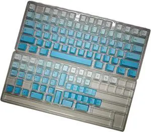 Ubxvamm 125Keys Original Height Dye Sublimation Gradients Keycaps Top/Side Engraveds for Mechanical Keyboards Keycaps