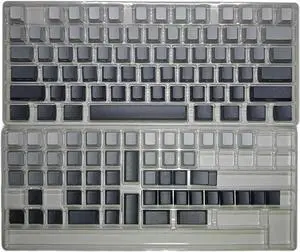 Ubxvamm 125Keys Original Height Dye Sublimation Gradients Keycaps Top/Side Engraveds for Mechanical Keyboards Keycaps