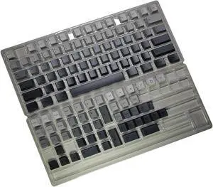 Ubxvamm 125Keys Original Height Dye Sublimation Gradients Keycaps Top/Side Engraveds for Mechanical Keyboards Keycaps
