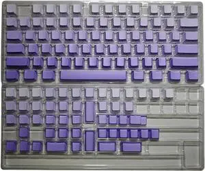 Ubxvamm 125Keys Original Height Dye Sublimation Gradients Keycaps Top/Side Engraveds for Mechanical Keyboards Keycaps