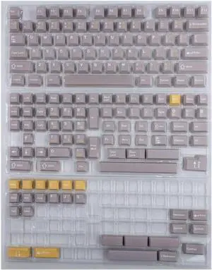 YUGSHNKFC 166Key Full Set Keycaps with Original Height for Mechanical Keyboards, Unisex, AllPurpose ABS Durability Key Caps