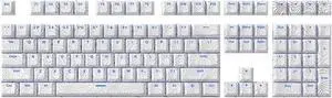 PLCPDM 108Keys Original Height Keycaps Line Keycap Set Front Print Backlits Key Caps for Mechanical Keyboards