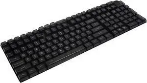 PLCPDM Customizable 132 Keys Clear Keycaps for MX Switcher Mechanical Keyboards Convenient to Replace and Use Keycaps