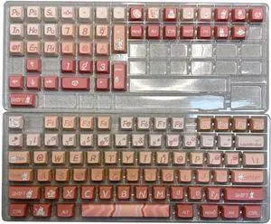 PLCPDM Color Animal Keycap 120keys Heat Sublimated Keycaps for Mechanical Keyboards Switches Replacement Part