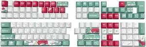 PLCPDM Sea Themed Keycap Set OEM Height Comfortable Keys Caps for MX Switches Mechanical Keyboards
