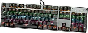 Housoutil Mechanical Keyboard RGB Lighting RGB Backlight Mechanical Gaming Keyboard