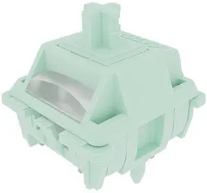 DRAOZA GATERON Coral Keyboard Switches,Full POM Pre-lubed 43gf Linear RGB LED 5 Pin 22mm Dual-Stage Spring Key Switches for MX Mechanical Keyboard(90PCS)