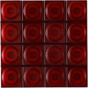 Original Blocks Bricks Keycap Transparent Frosted Keyboard Key Cap Low Profile Key Caps for Mechanical Keyboard61/87/108/104/96 Large Full Set of Keycaps (Full Set of 131keys,Red Clear)