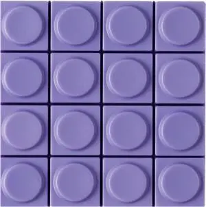 Original Blocks Bricks Keycap Transparent Frosted Keyboard Key Cap Low Profile Key Caps for Mechanical Keyboard61/87/108/104/96 Large Full Set of Keycaps (Full Set of 131keys,Purple)