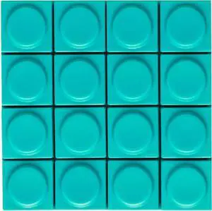 Original Blocks Bricks Keycap Transparent Frosted Keyboard Key Cap Low Profile Key Caps for Mechanical Keyboard61/87/108/104/96 Large Full Set of Keycaps (Full Set of 131keys,Cyan)