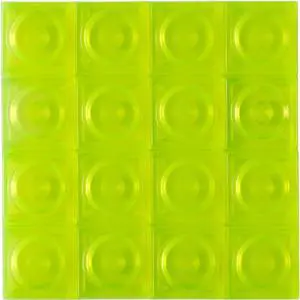 Original Blocks Bricks Keycap Transparent Frosted Keyboard Key Cap Low Profile Key Caps for Mechanical Keyboard61/87/108/104/96 Large Full Set of Keycaps (Full Set of 131keys,Neon Green Clear)