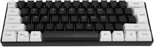 Gaming Keyboard, G61 RGB Backlit, 61 Keys Portable Compact Keyboard, Ergonomic Mechanical Wired Key Board, for XP/7/8/10, for OS X (Black)