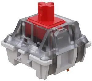 Gateron KS-9 Mechanical Switches for MX Mechanical Gaming Keyboard | 45g Force | Linear | Plate Mounted | SMD 3 Pin RGB Switches for Backlit Keyboard | (120 PCS, Red)