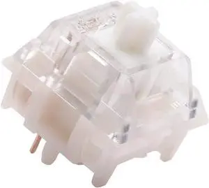 GAZZEW U4 / U4 RGB Switch, Silent Tactile 65g 5Pin White Clear Top Switch for Customization Mechanical Gaming Keyboard (Size : U4 RGB 65g, Color : 70PCS)