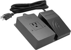 predolo Foot Keyboard Pedal Accessory,Professional FC24 Sturdy 16A/250V PC Foot Pedal Black for Video Game,PC Computer Laptop