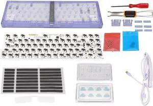 DIY Mechanical Keyboard Kit 67 Keys RGB Backlit, Hot Swap 5pin/3pin Switch, Custom Gaming Keyboard for Gamers