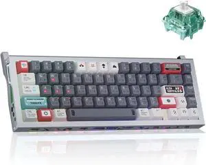 kutethy KY67 Pro Gaming Keyboard, 65% RGB Hall Effect Keyboard, 67 Keys with Gateron Magnetic Switches, Rapid Trigger, Adjustable Actuation, Double Shot PBT Keycaps, for Win/Mac Laptop PC
