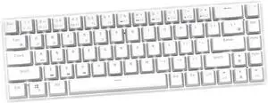 LIFKICH Multi-Device Compatible 68-Key Rk855 Keyboard Mechanical - /Office Game Keyboard