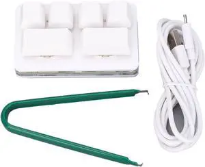 Macro Programming Mechanical Keyboard, 6 Key Red Switch, USB Type C Wired, RGB Backlit, One Handed Design for Gaming and Office, Customizable Shortcuts, Plug and Play