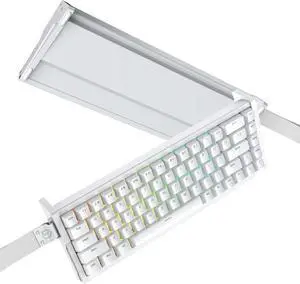 MG68 Rapid Trigger Full Aluminum Alloy Body Magnetic Switch Keyboard, 65% TKL Hot Swapped High Refresh Rate RGB Programmable, Low Latency Wired Gaming Keyboard for Win/Mac Gamer(White)