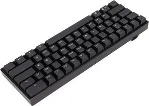 Wired Mechanical Gaming Keyboard, 61 Keys Color Mixing Ergonomic Mechanical Keyboard Quick Response Type C Keyboard Wired RGB Computer Keyboard (Linear Action Switch)