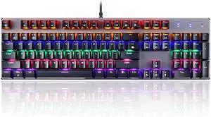 RGB Gaming Keyboard and Backlit Mouse Combo, USB Wired Backlit Keyboard, LED Gaming Keyboard Mouse Set for Laptop PC Computer Game and Work