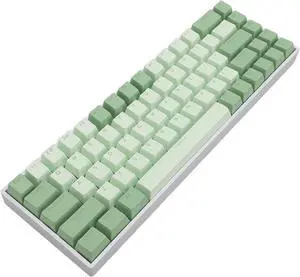 Gaming Mechanical Keyboard, Blue Switch Hot Swappable Type C Wired/BT / 2.4G Cordless Keyboard with RGB Dynamic Backlight, for for Android, for iOS