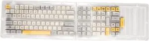 PBT Keycaps Heavy Industry Theme, 121 Keys XDA Height, Sublimation Opaque DIY Keycaps Set for Most Mechanical Keyboards, English Version, Ergonomic Design, Sturdy and Comfortable