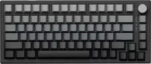 Hyekit VGN A75 Rapid Trigger Gaming Keyboard - 75% Hall Effect Magnetic Switch Keyboard, Adjustable Actuation, Key Macro, RGB, Gasket, HotSwap, Gradient Side Printed Keycaps, for Win/MAC, Black