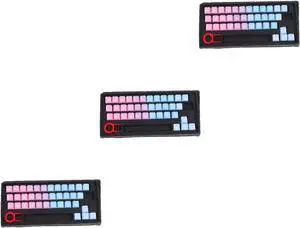Artibetter 3 Sets Keycap Chic Keyboard Key Caps Gaming Keyboard Mechanical Keyboard Accessories Pbt
