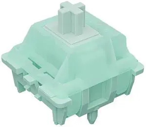 Kutethy X Gateron Jade Series Mint Keyboard Switch for Mechanical Gaming Keyboard,Dual-Stage Spring 5-Pin Linear Pre-Lubed Switches(Mint,45Pcs)