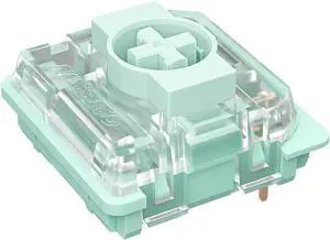 kutethy X Gateron Jade Series Low Profile Keyboard Switch Tactile 65gf 3 Pin RGB LED Factory Pre-lubed for MX Mechanical Keyboard (Pack of 108)